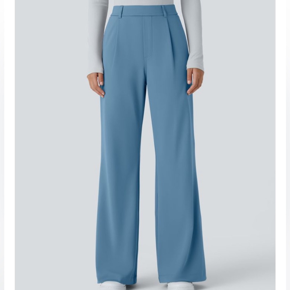 NEW Halara Flex DayStretch High Waisted Pocket Work Flare Pants